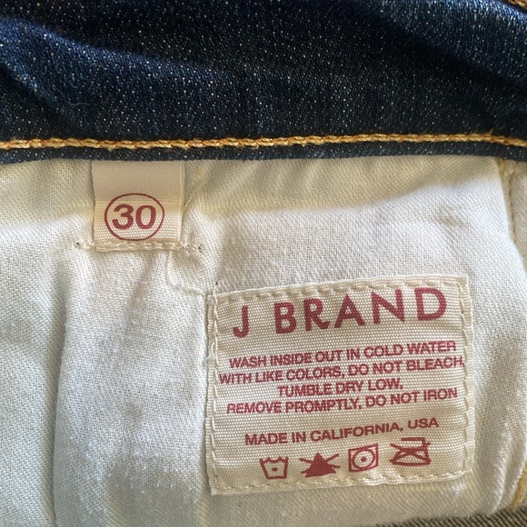 J BRAND 💙INK BLUE💙 PREMIUM DENIM BOOTCUT JEANS SIZE 30 🌟EUC🌟 - Picture 10 of 15